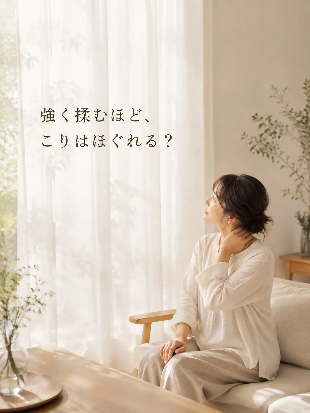 「強く揉んでもらった方が、効いてる気がする」
