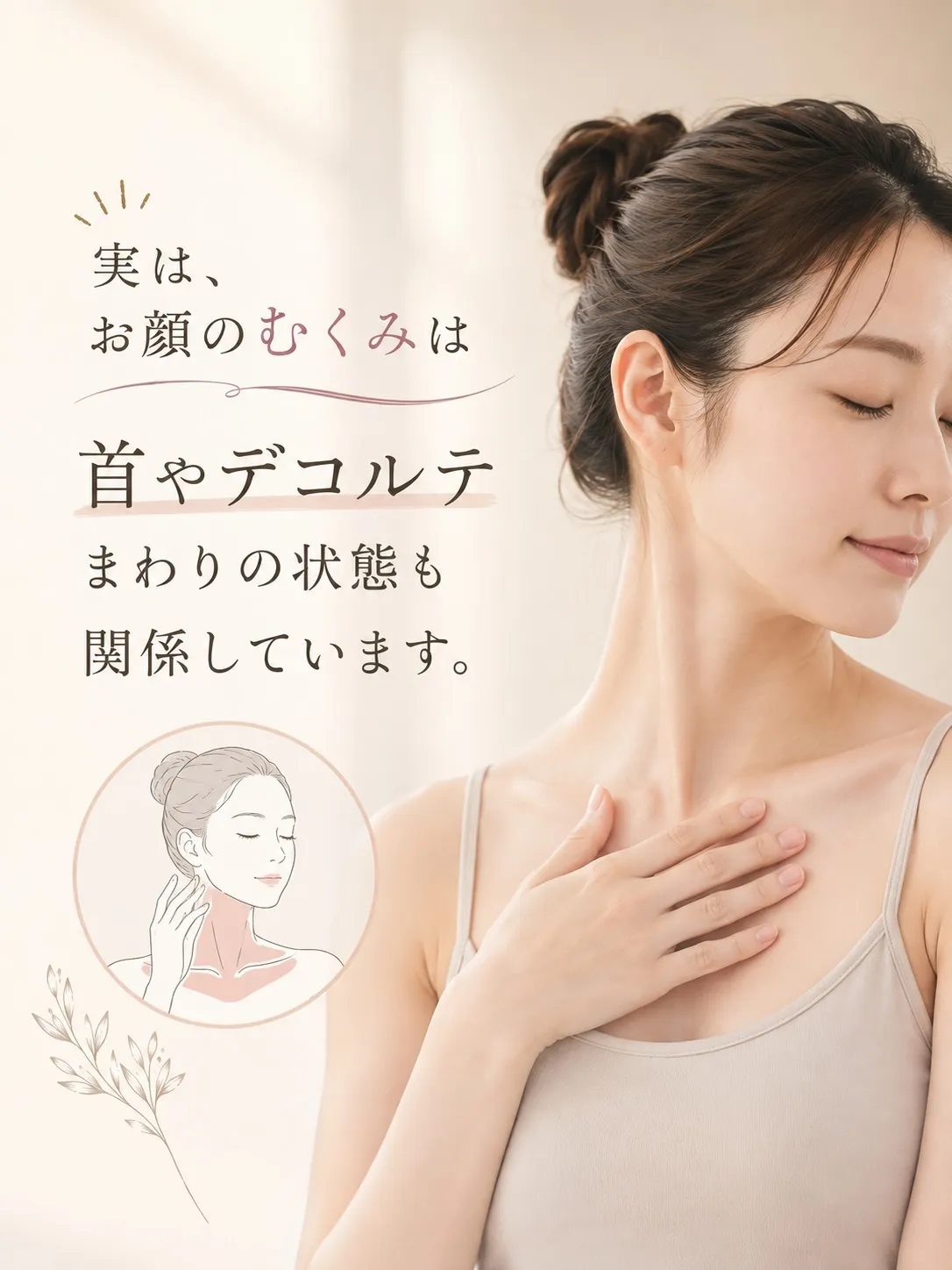「顔のむくみ、顔だけ流してない？」