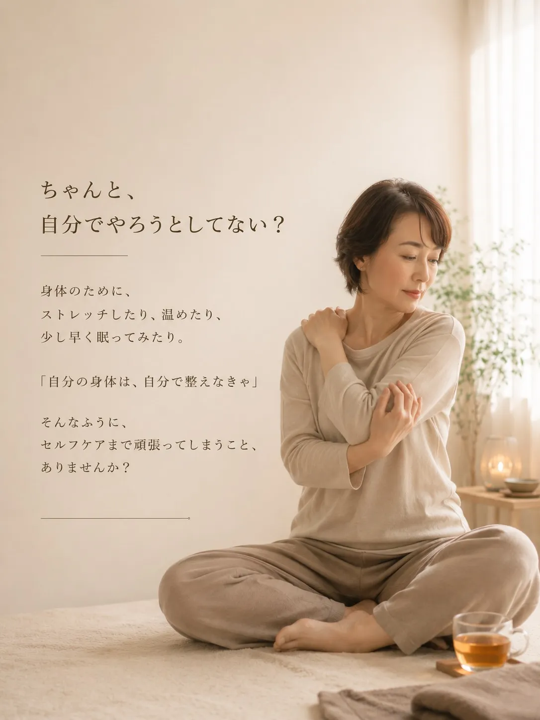 「自分の身体だから、自分でなんとかしなきゃ」