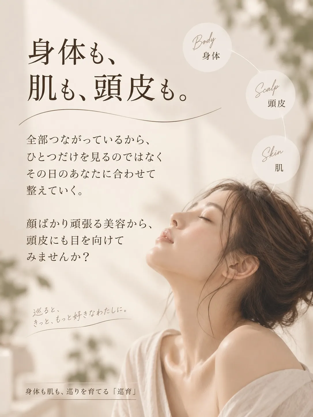 顔ばかり、頑張ってケアしていませんか？