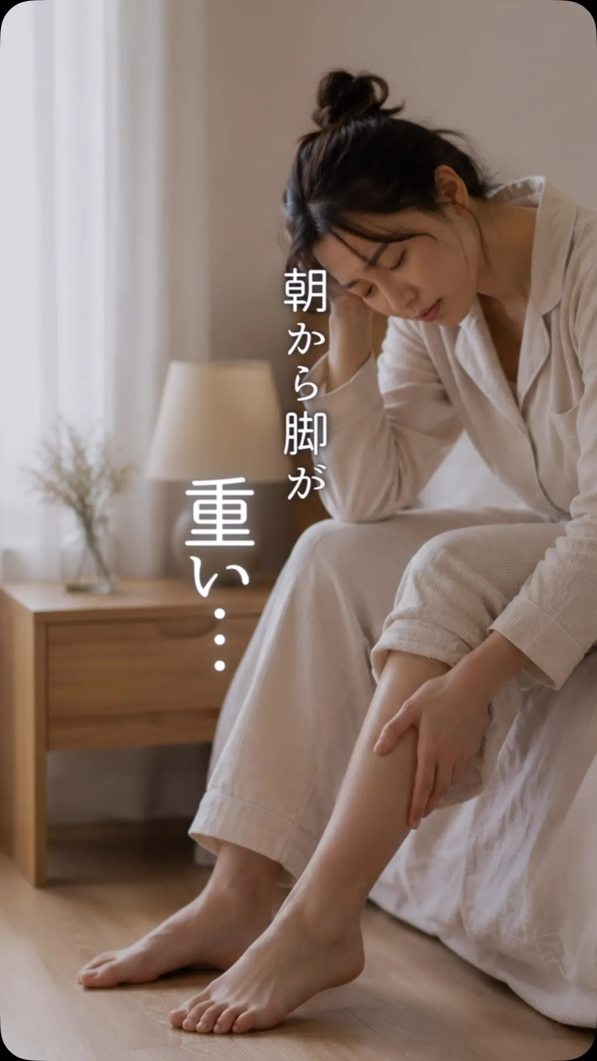 朝から脚が重い…